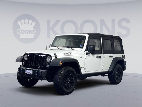 2016 Jeep Wrangler Unlimited Willys