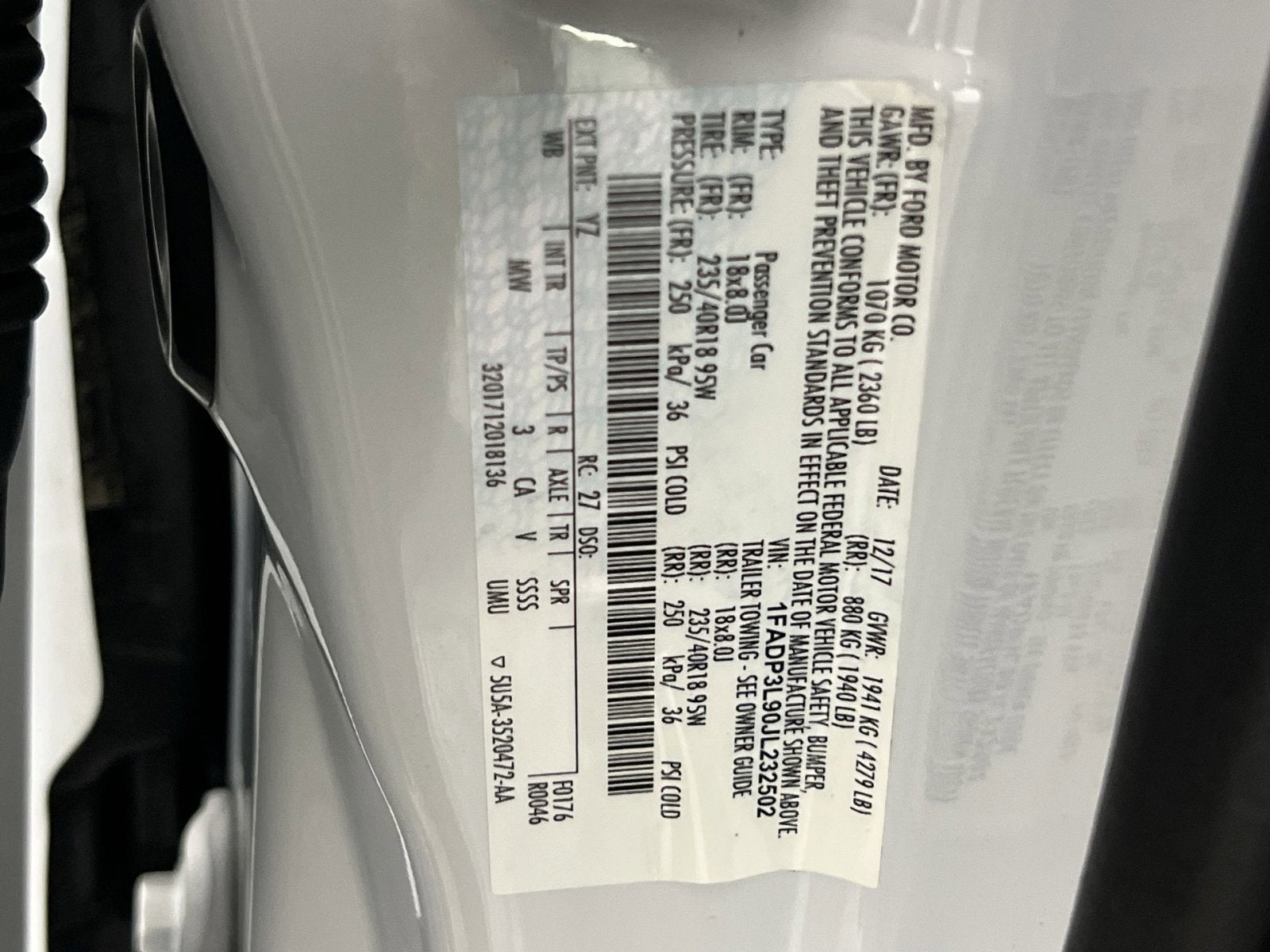 2018 Ford Focus ST