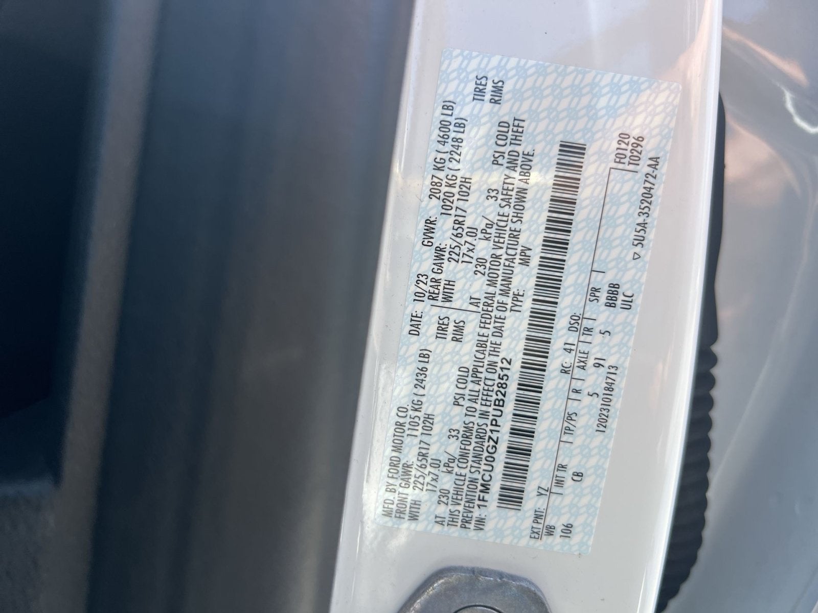 2023 Ford Escape Hybrid Active