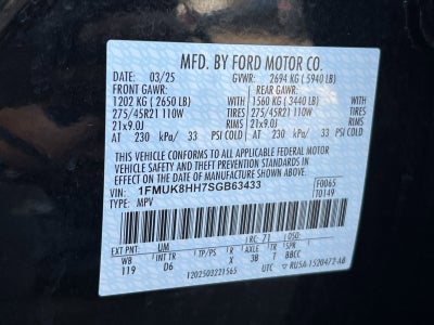 2025 Ford Explorer Platinum
