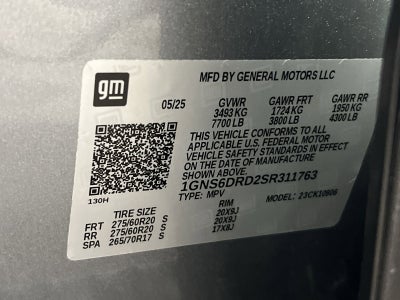 2025 Chevrolet Suburban Z71