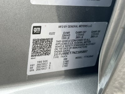 2022 GMC Sierra 1500 Limited SLE