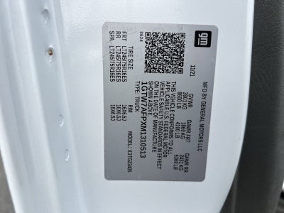 2021 GMC Savana 2500 Work Van