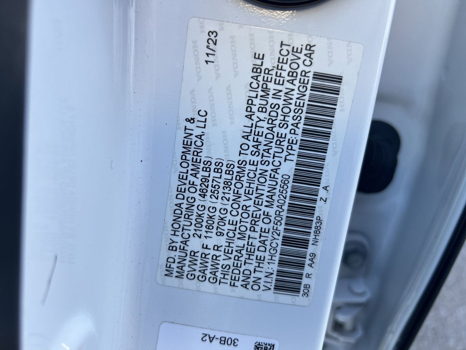 2024 Honda Accord Hybrid Sport