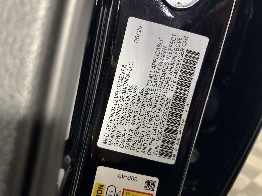2025 Honda Accord Hybrid EX-L