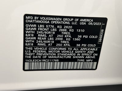 2024 Volkswagen Atlas Cross Sport 2.0T SE