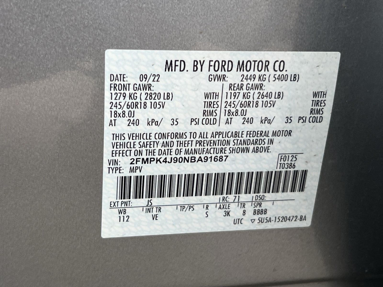 2022 Ford Edge SEL