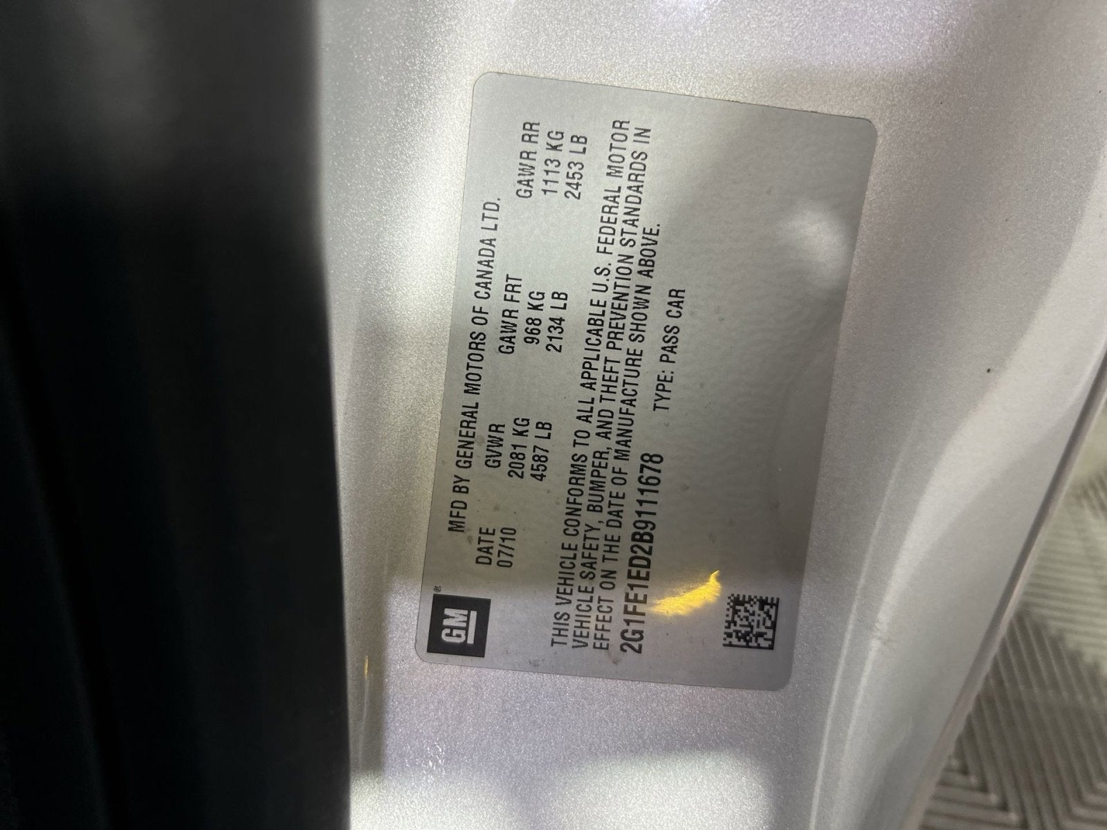 2011 Chevrolet Camaro 1LS