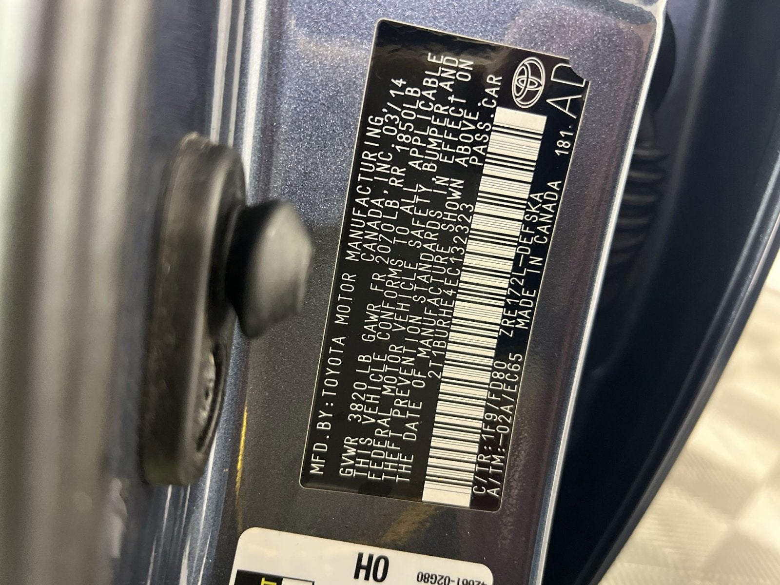 2014 Toyota Corolla S Plus
