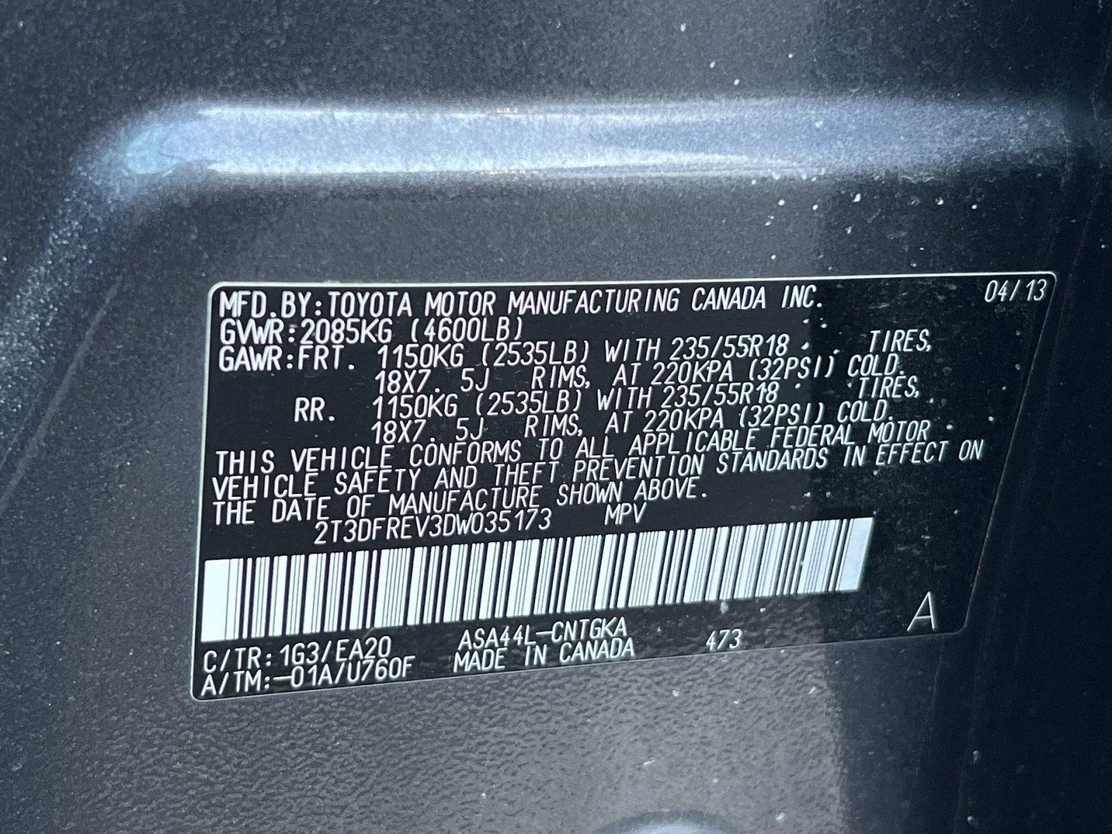 2013 Toyota RAV4 Limited