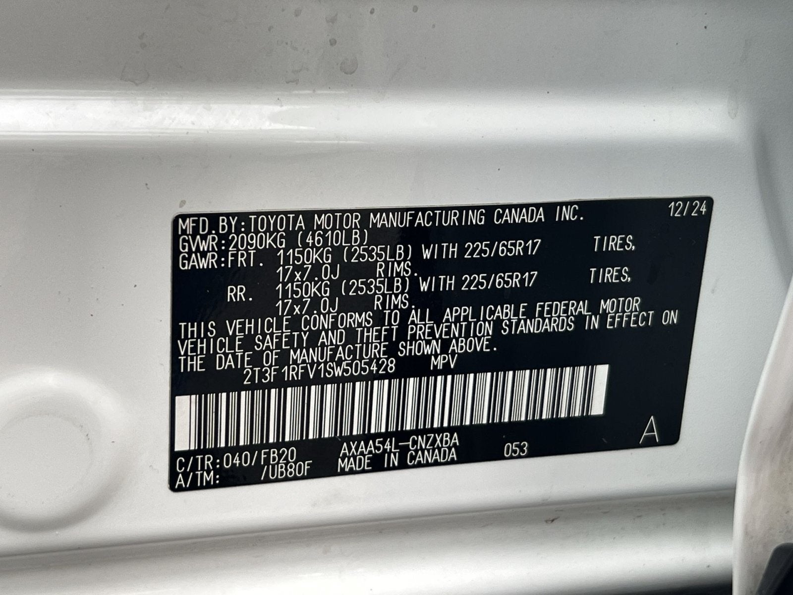 2025 Toyota RAV4 LE