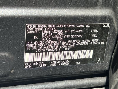 2025 Toyota RAV4 LE