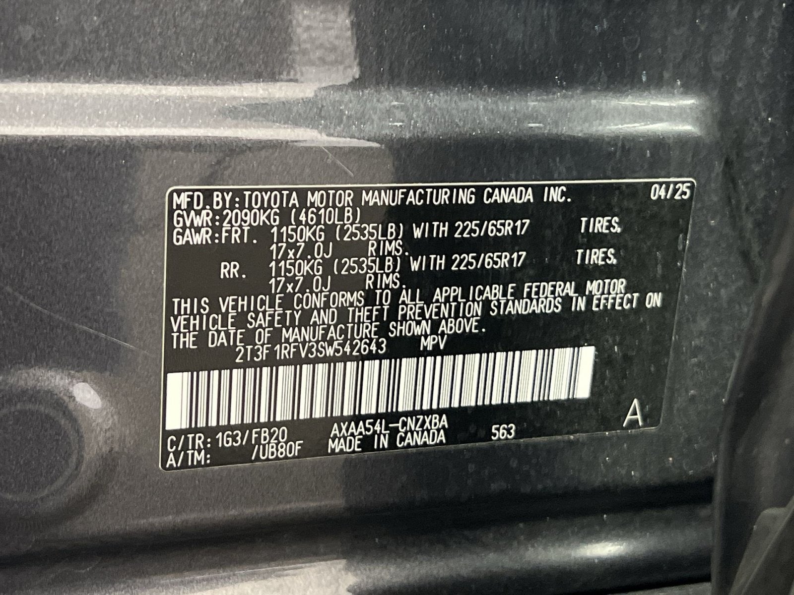 2025 Toyota RAV4 LE