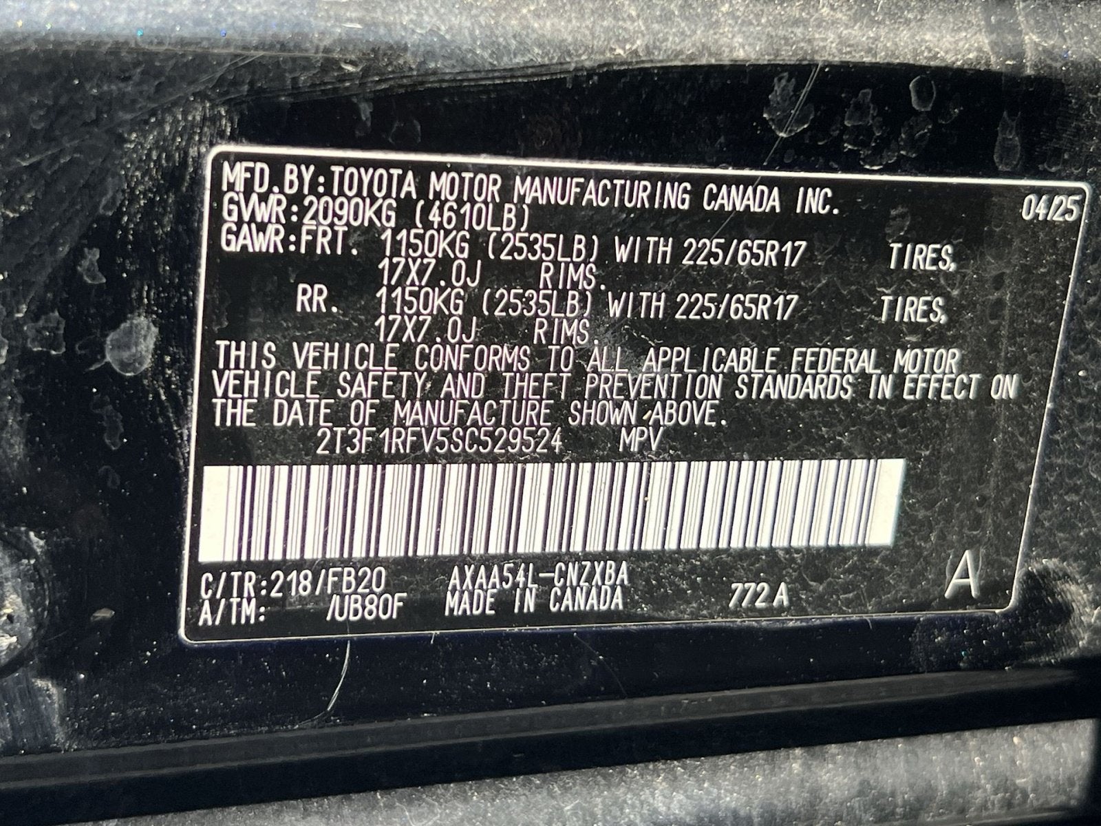 2025 Toyota RAV4 LE