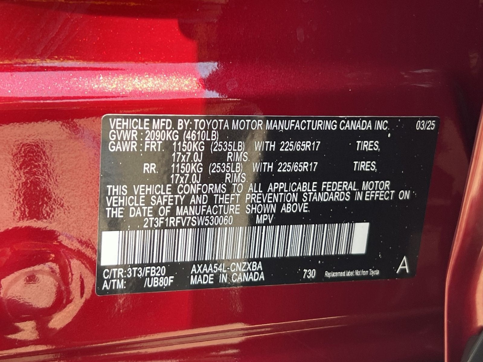 2025 Toyota RAV4 LE