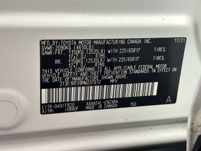 2021 Toyota RAV4 LE