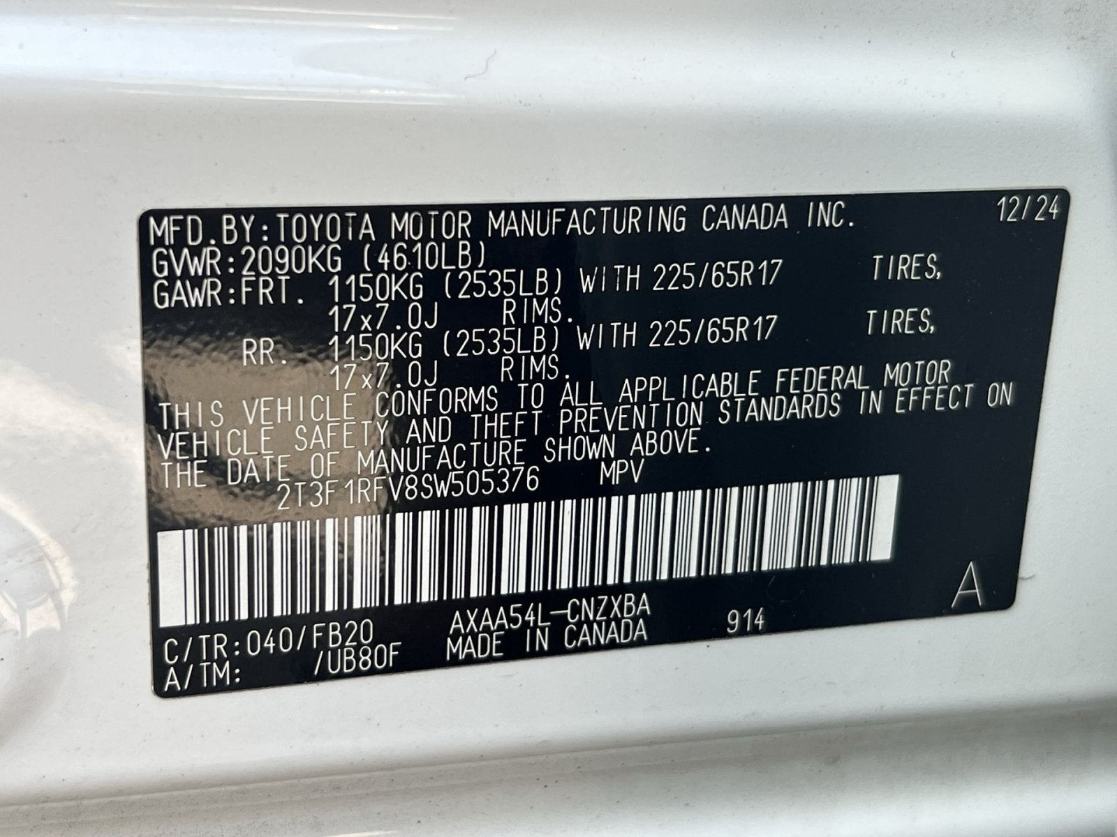 2025 Toyota RAV4 LE