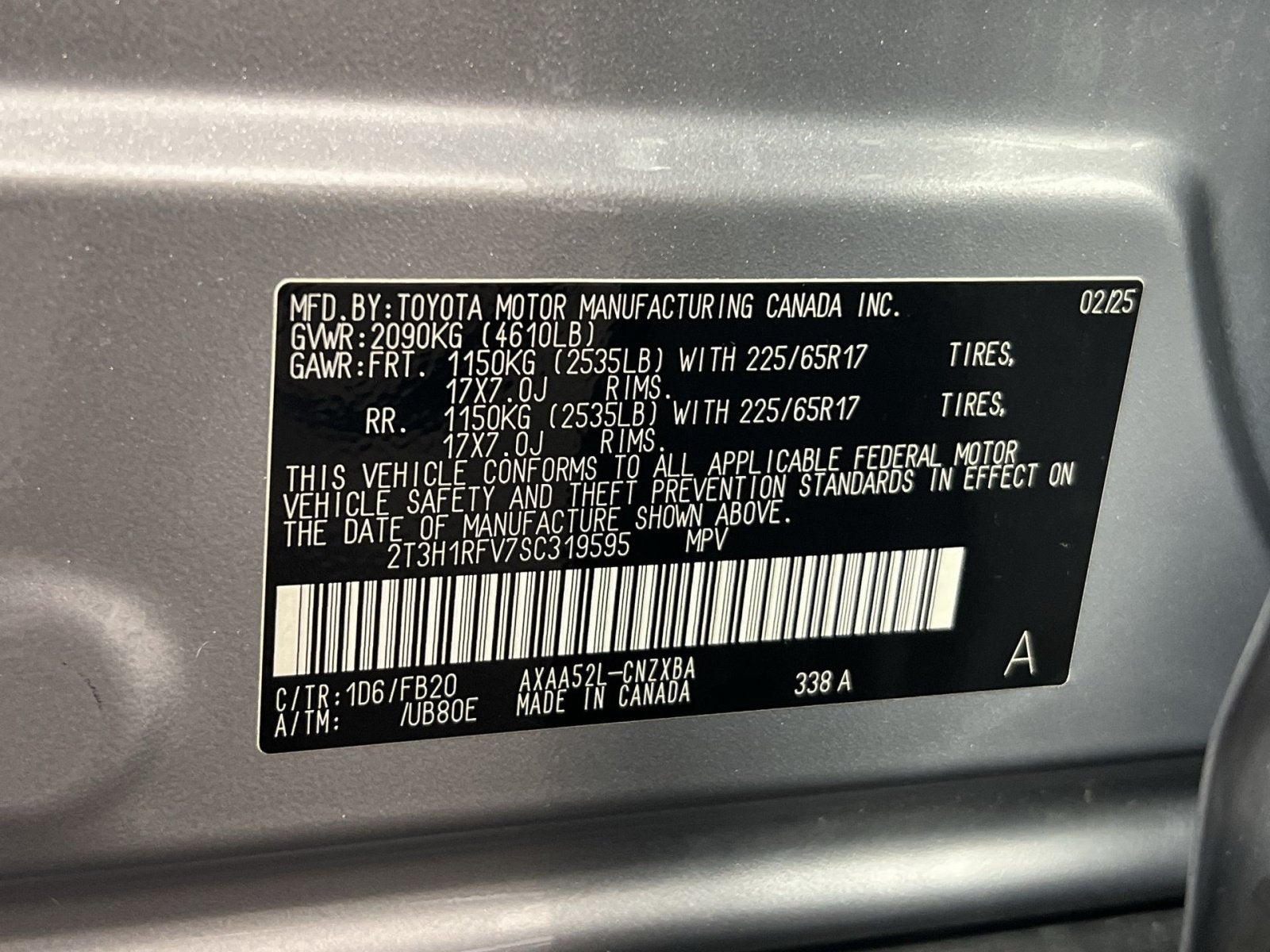 2025 Toyota RAV4 LE