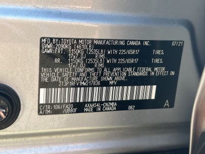 2021 Toyota RAV4 XLE
