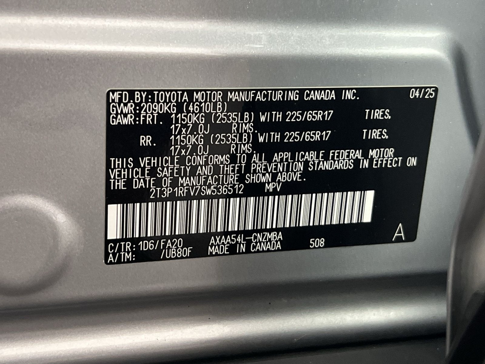 2025 Toyota RAV4 XLE