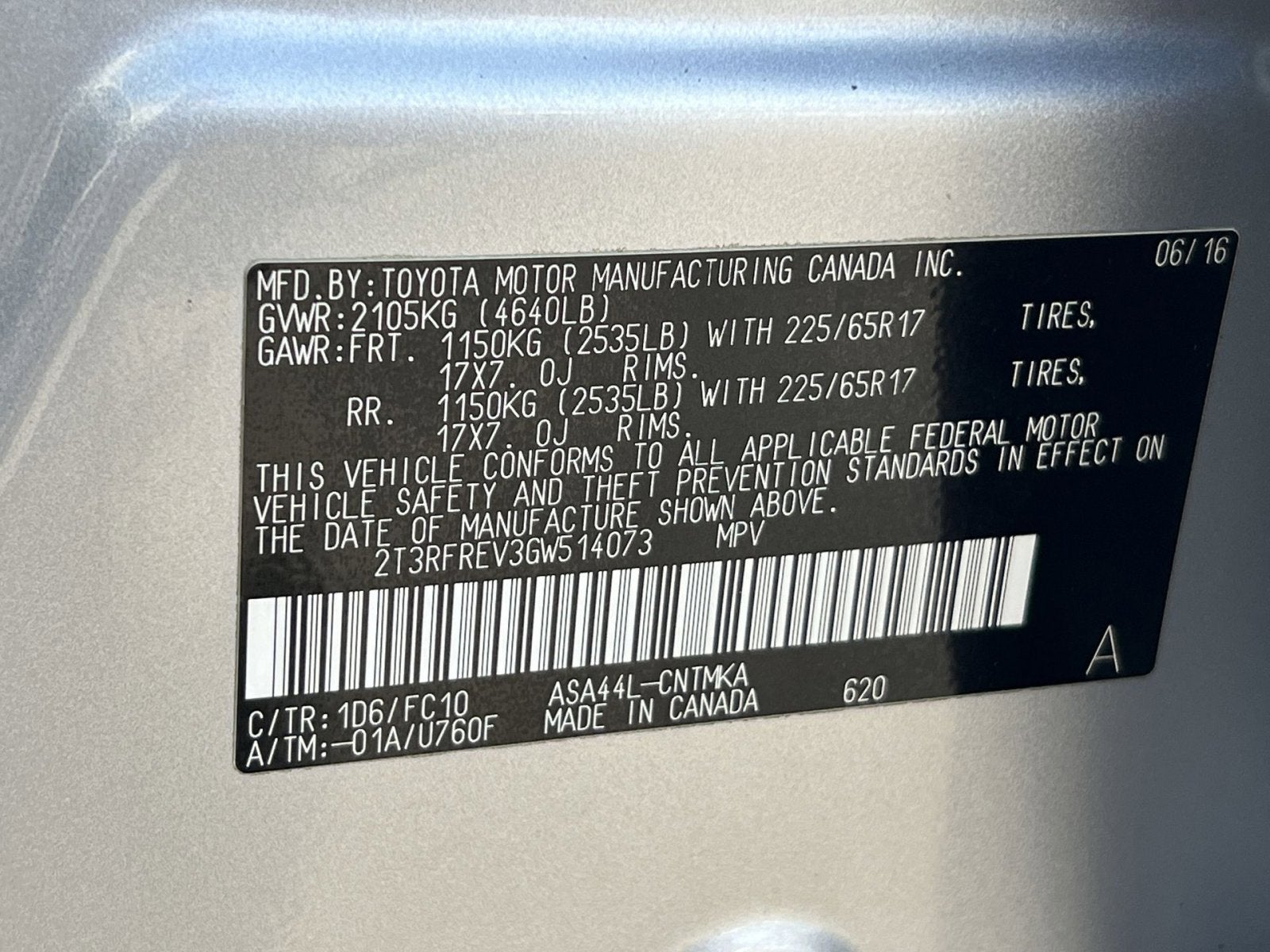 2016 Toyota RAV4 XLE