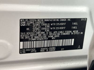 2025 Toyota RAV4 Hybrid XLE