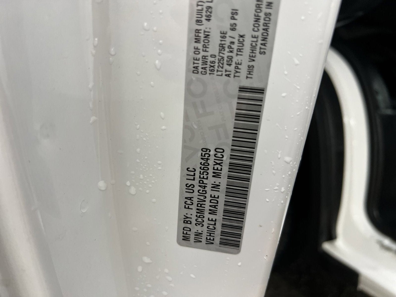 2023 RAM ProMaster 3500 High Roof