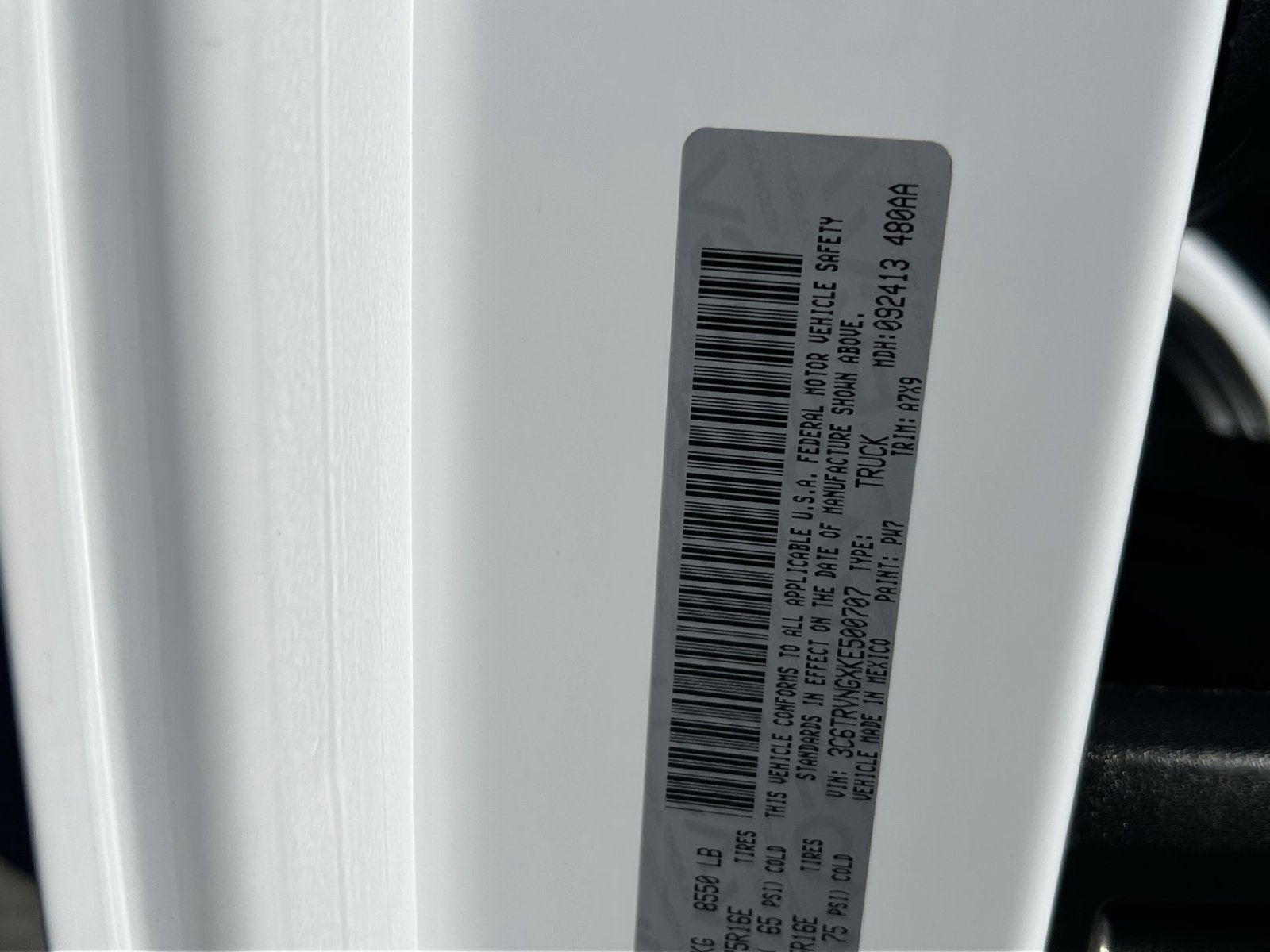 2019 RAM ProMaster 1500 Low Roof