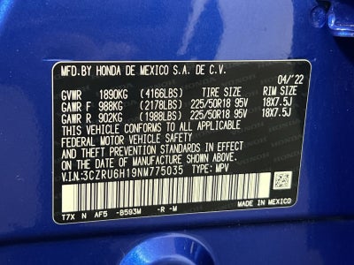 2022 Honda HR-V Sport