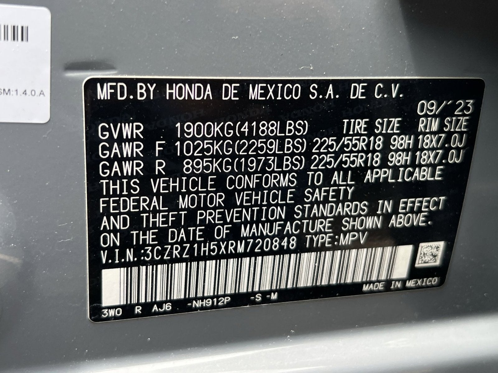 2024 Honda HR-V Sport