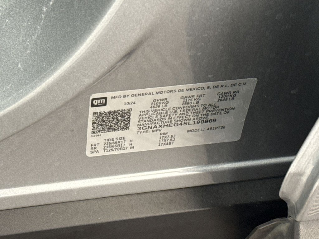 2025 Chevrolet Equinox LT