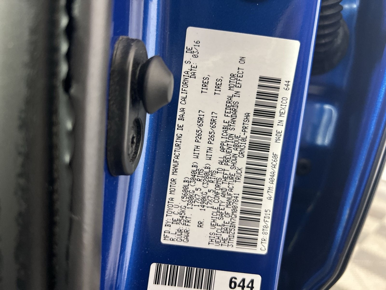 2016 Toyota Tacoma TRD Sport