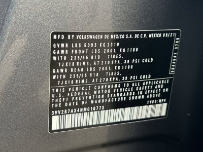 2022 Volkswagen Tiguan 2.0T SE