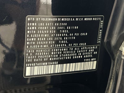2021 Volkswagen Tiguan 2.0T SEL Premium R-Line
