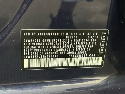2018 Volkswagen Golf GTI 2.0T S