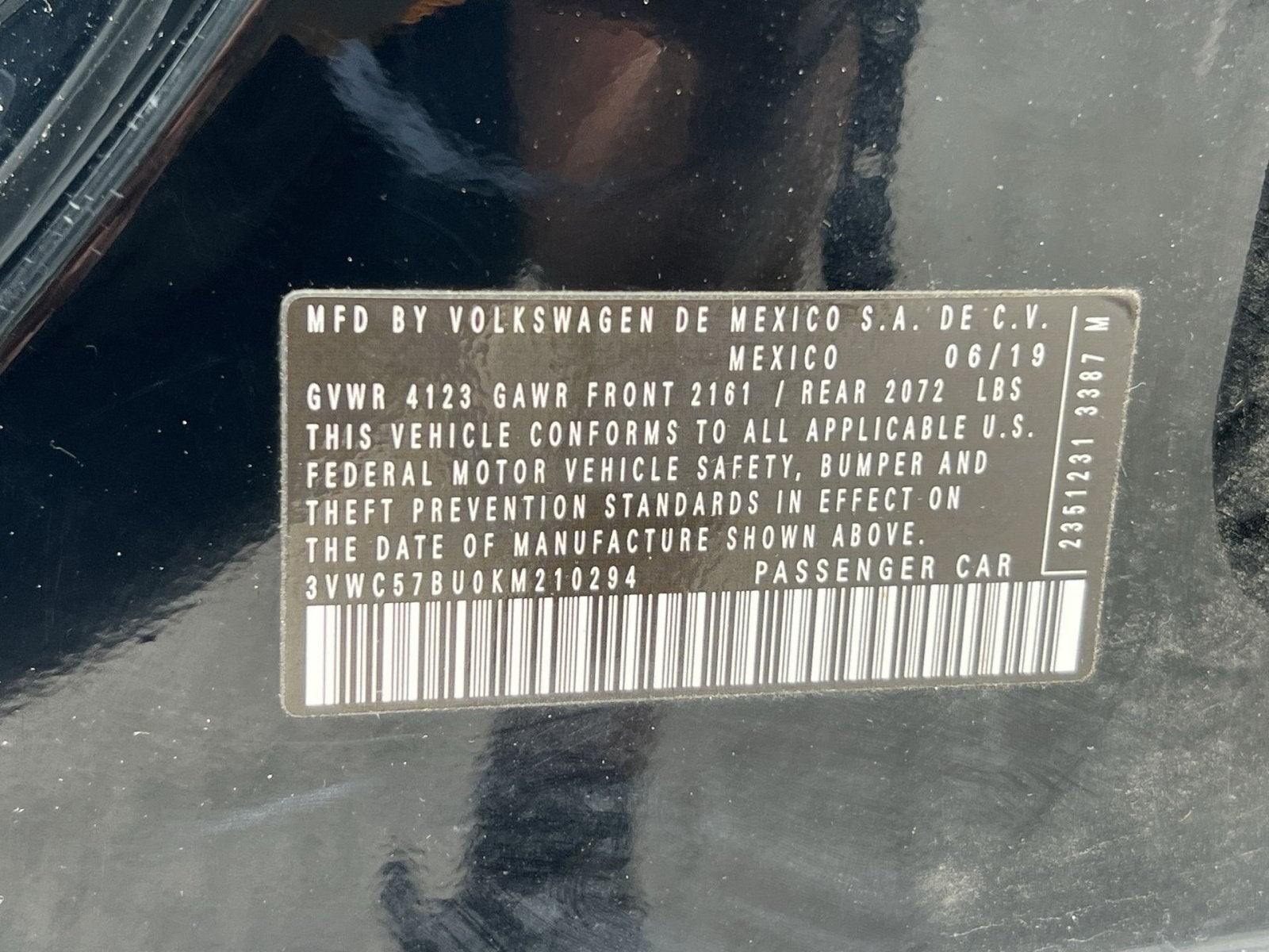 2019 Volkswagen Jetta 1.4T SE