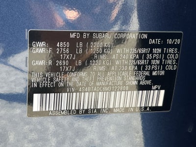 2021 Subaru Outback Premium