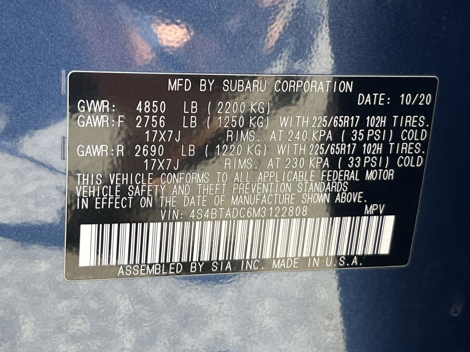 2021 Subaru Outback Premium