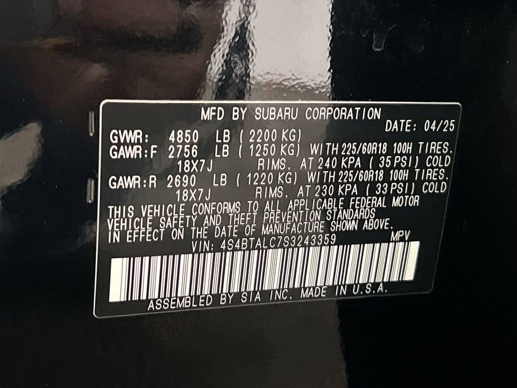 2025 Subaru Outback Onyx Edition