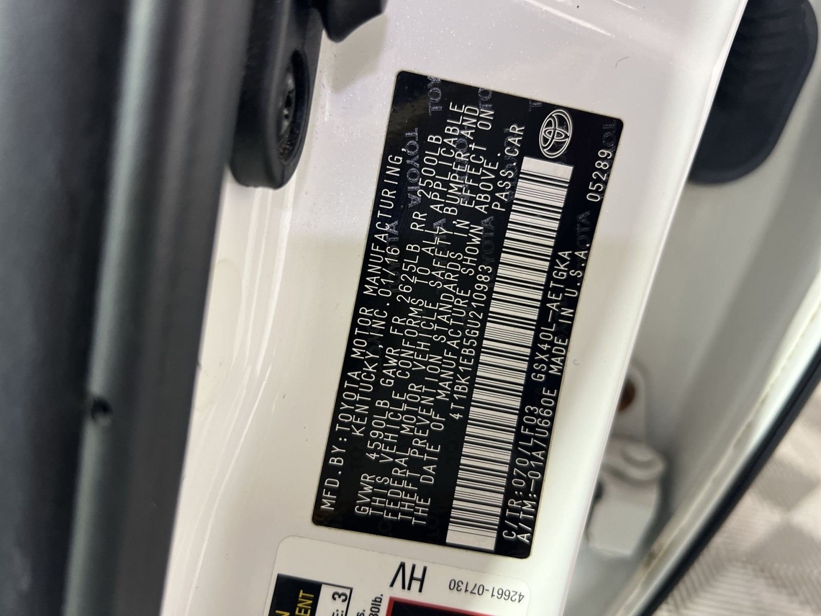 2016 Toyota Avalon XLE Plus