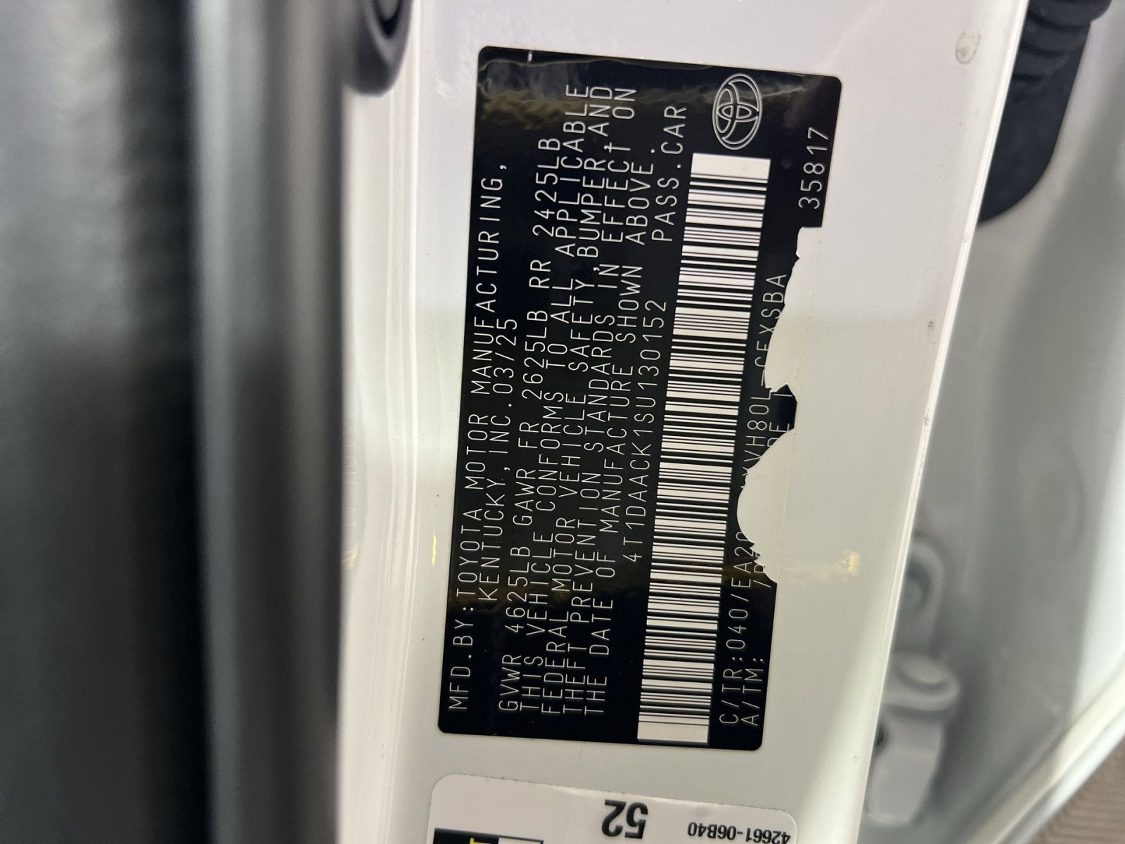 2025 Toyota Camry SE