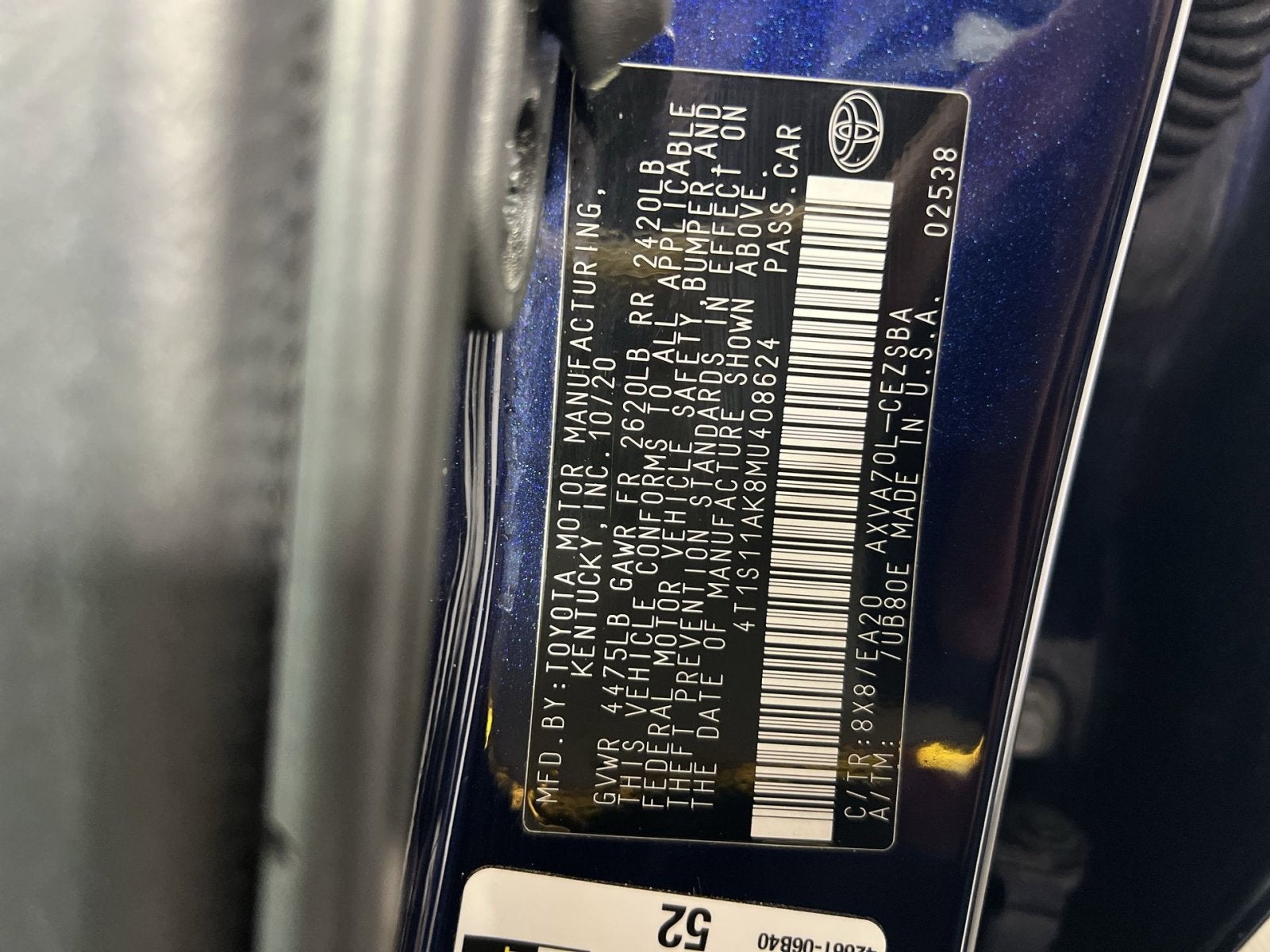 2021 Toyota Camry SE