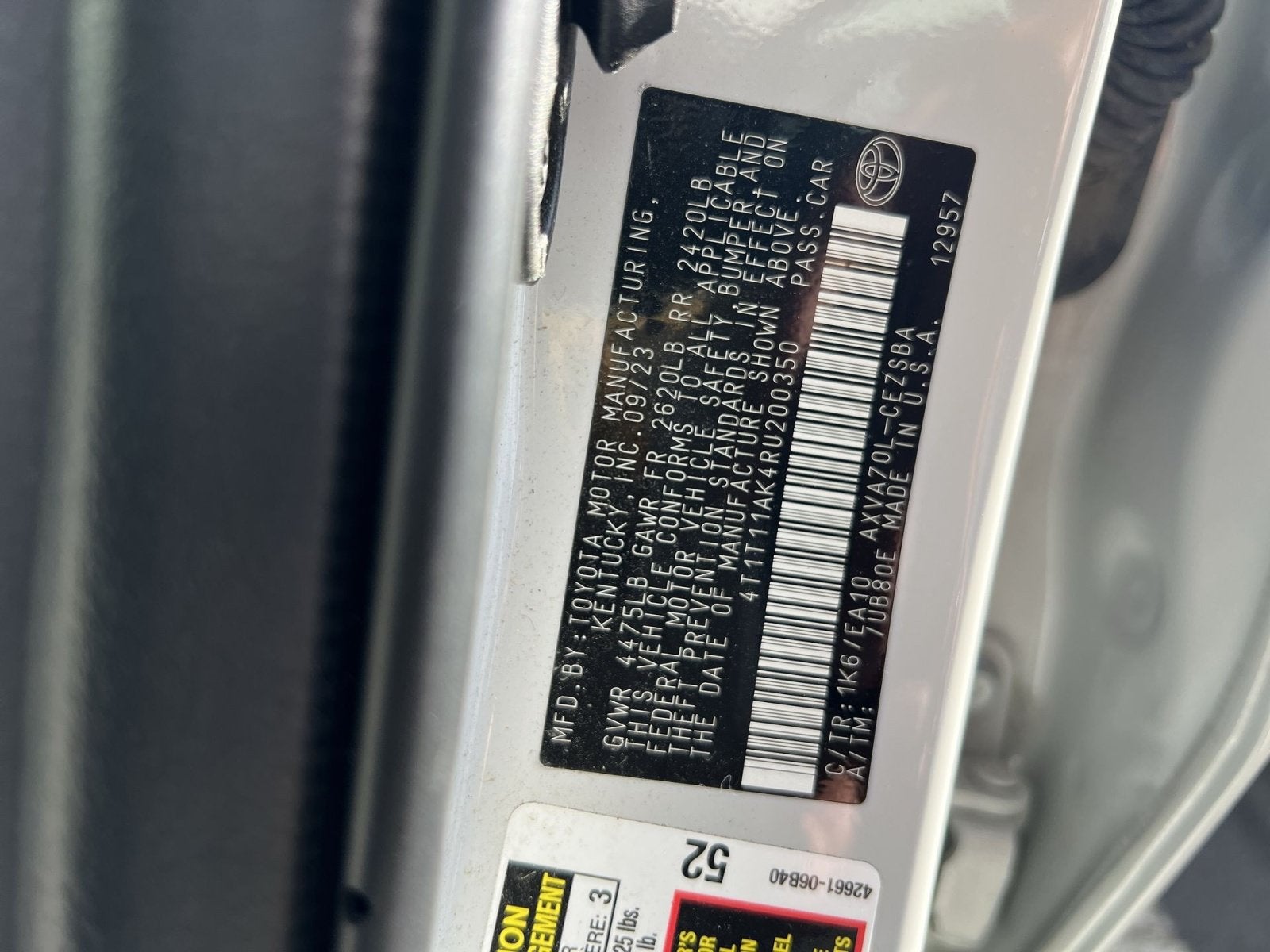 2024 Toyota Camry SE