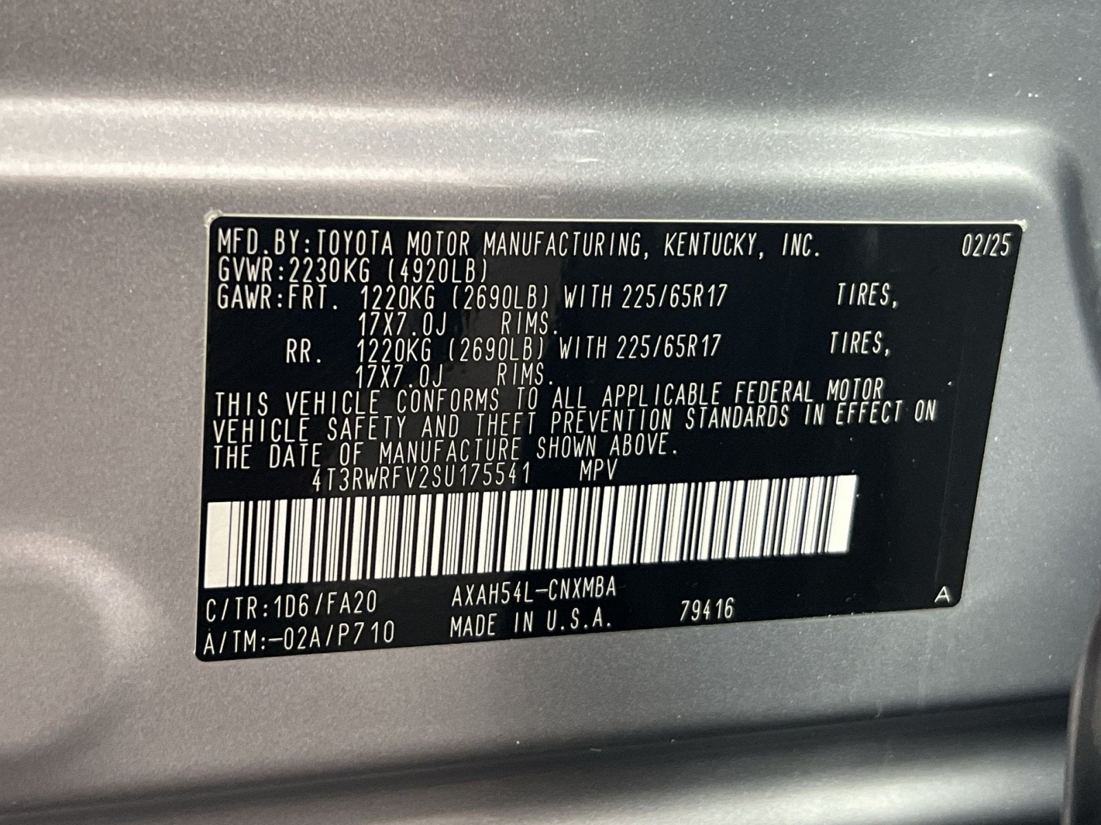 2025 Toyota RAV4 Hybrid XLE