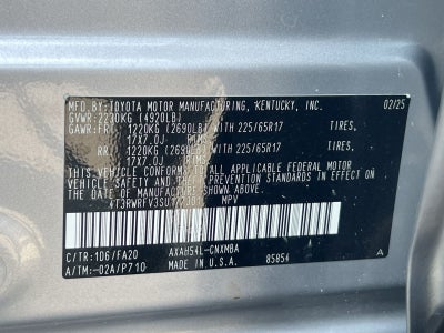 2025 Toyota RAV4 Hybrid XLE