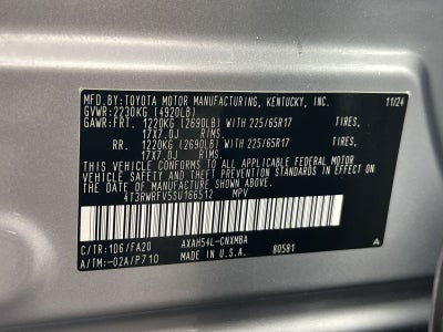 2025 Toyota RAV4 Hybrid XLE