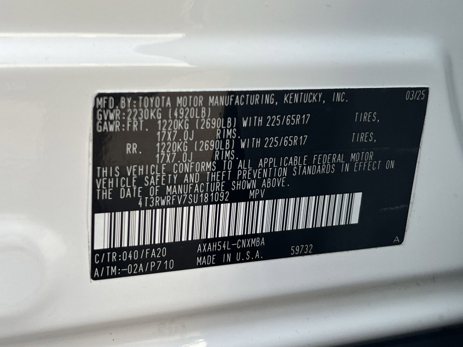 2025 Toyota RAV4 Hybrid XLE