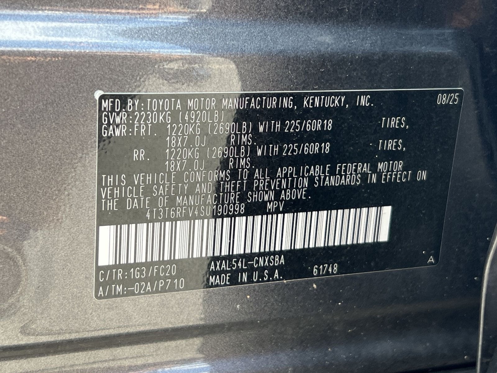 2025 Toyota RAV4 Hybrid SE
