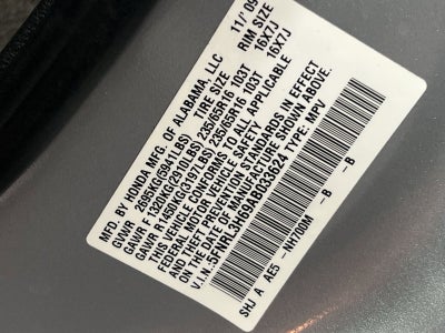 2010 Honda Odyssey EX-L