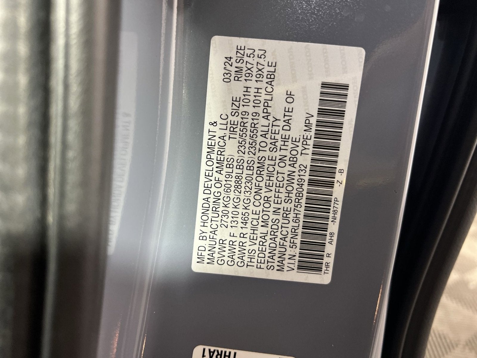 2024 Honda Odyssey Sport